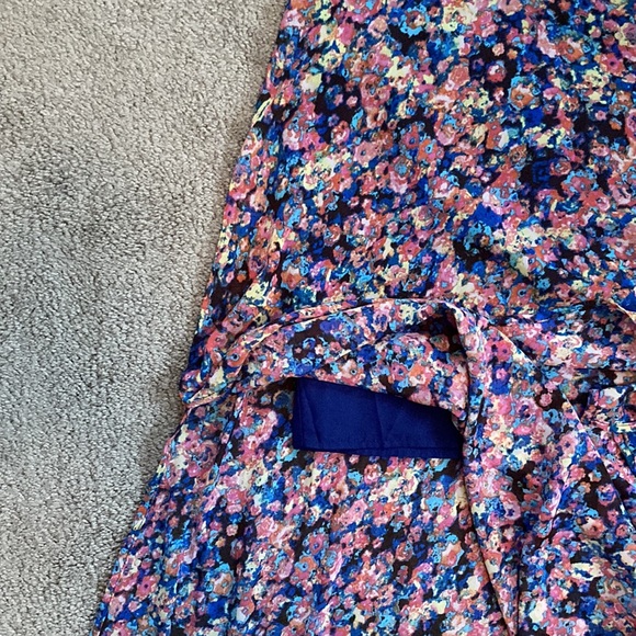 Decree multi colored floral-like bohemian maxi/mini skirt, Medium - Picture 3 of 16